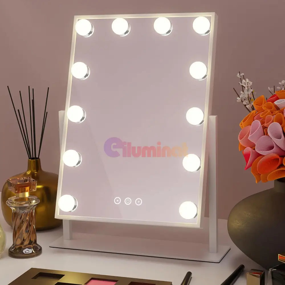 Oglinda Led Makeup Hollywood Star 46Cm 3 Lumini Mirror