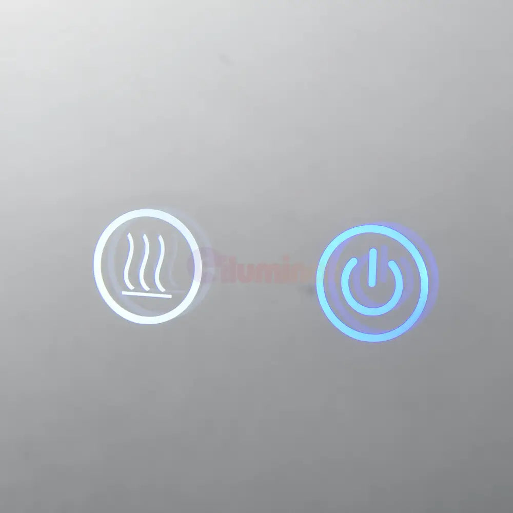 Oglinda Led Ovala 60X90Cm 3 Lumini Dezaburire Si Touch Od061 Mirror