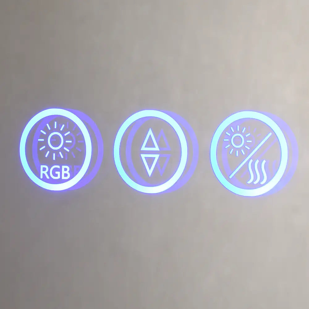 Oglinda Led Rgb 80X60Cm 3 Lumini Dezaburire Si Touch Od014-Rgb Mirror
