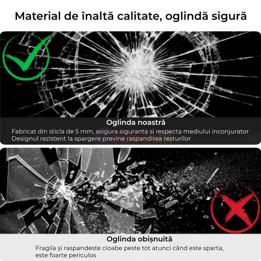 Oglinda Led Rotunda 3D Effect 70Cm 3 Lumini Si Touch Od019X Mirror