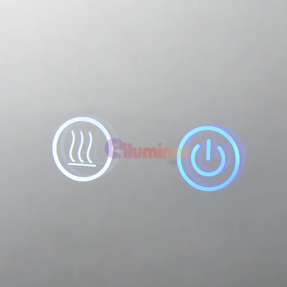 Oglinda Led Rotunda 60Cm 3 Lumini Dezaburire Si Touch Od012 Mirror
