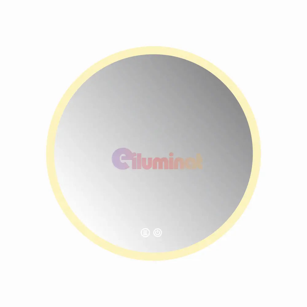 Oglinda Led Rotunda 60Cm 3 Lumini Dezaburire Si Touch Od012 Mirror