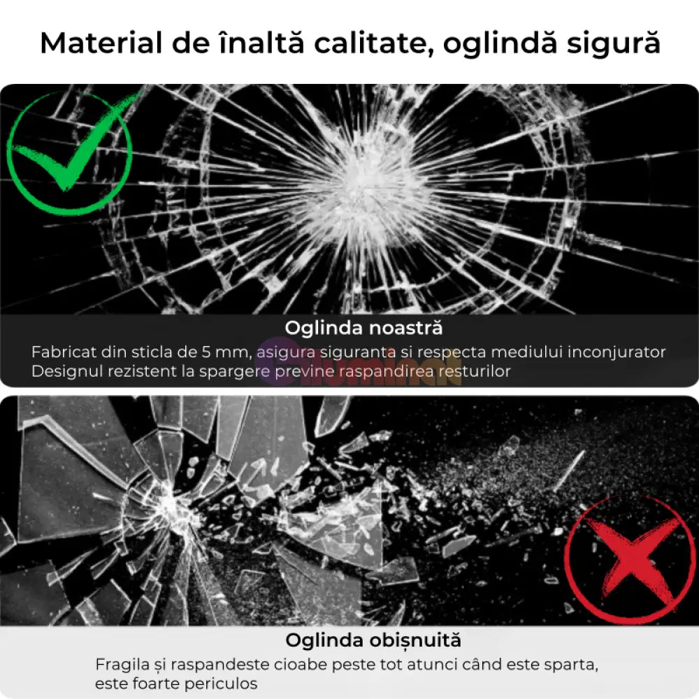 Oglinda Led Rotunda 60Cm 3 Lumini Dezaburire Si Touch Od012 Mirror