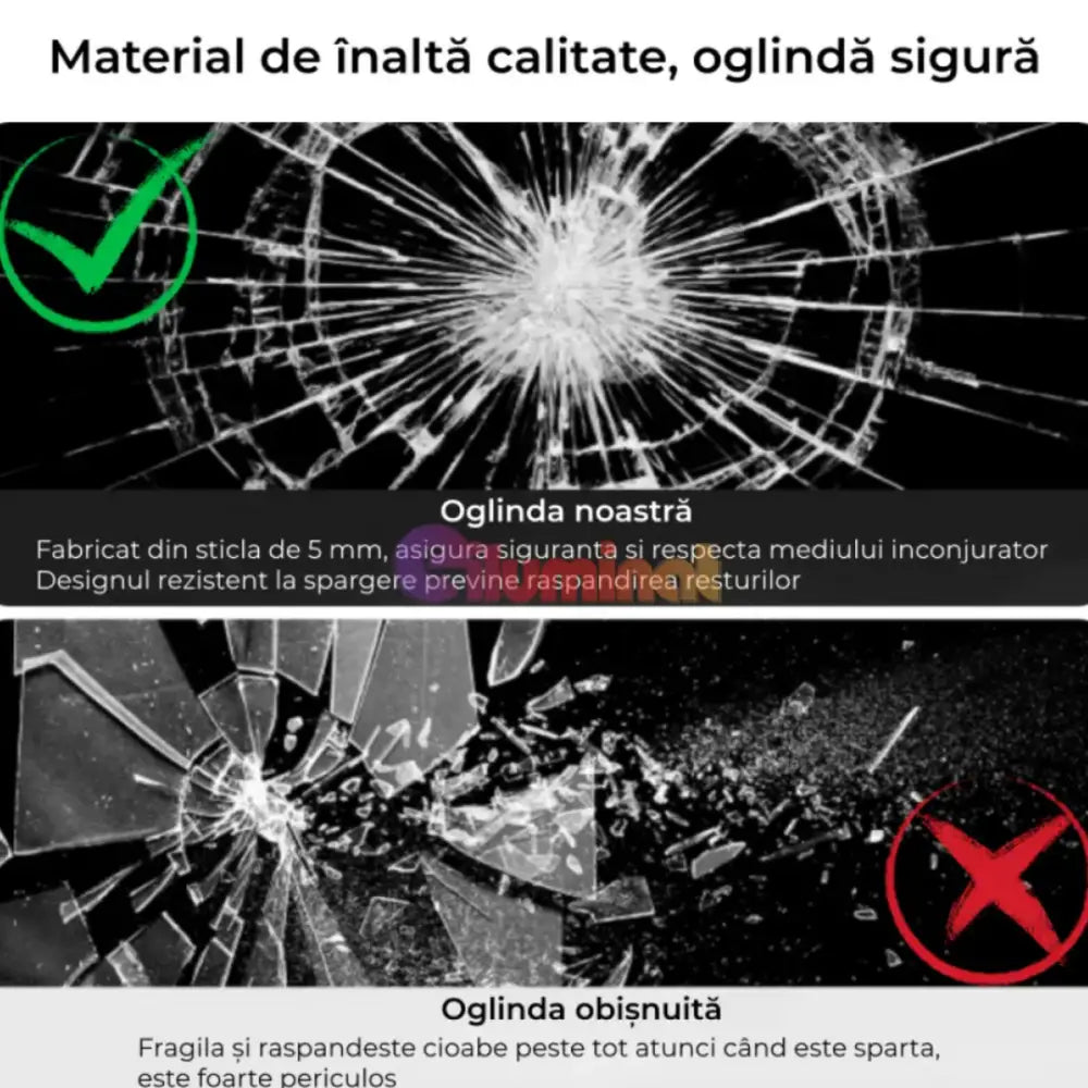 Oglinda LED Rotunda 60cm 3 Lumini Dezaburire si Touch E26S/60x60 FRAMELESS / 60CM LED MIRROR
