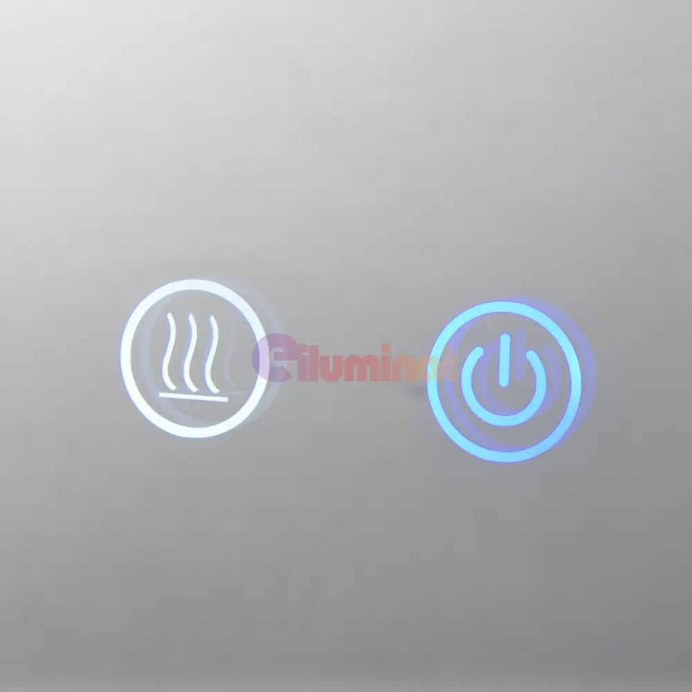 Oglinda LED Rotunda 60cm 3 Lumini Dezaburire si Touch E26S/60x60 FRAMELESS / 60CM LED MIRROR