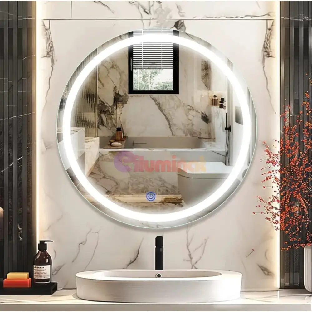 Oglinda Led Rotunda 60Cm Simple Touch Mirror