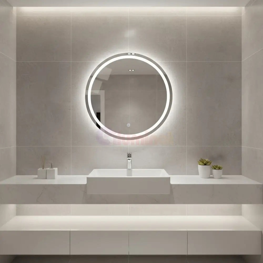 Oglinda LED Rotunda 60cm Touch 3 Functii LED MIRROR