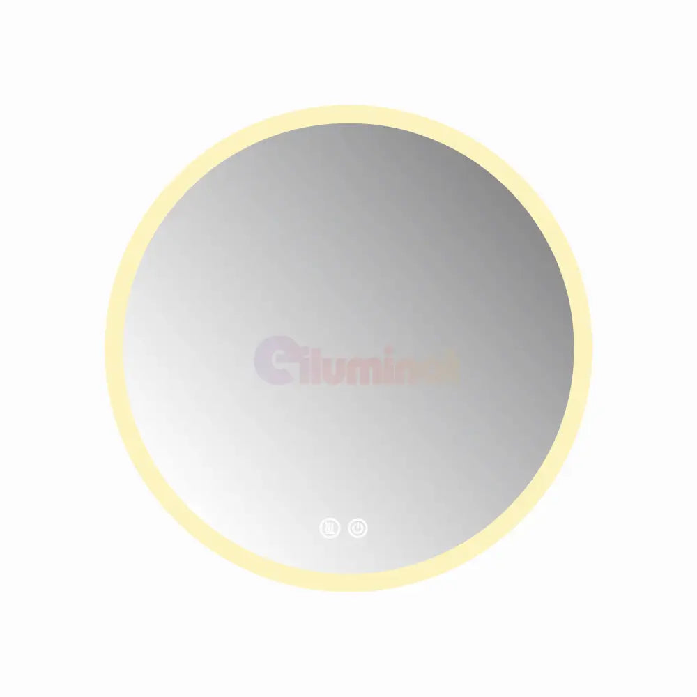 Oglinda Led Rotunda 70Cm 3 Lumini Dezaburire Si Touch Od013 Mirror