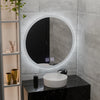 Oglinda LED Rotunda 70cm Functie Dezaburire si Touch E12S FRAMELESS / 70CM LED MIRROR