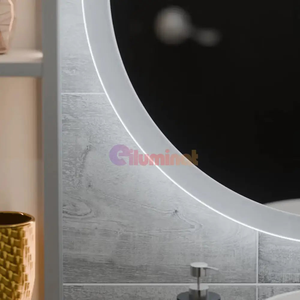 Oglinda LED Rotunda 70cm Functie Dezaburire si Touch E12S FRAMELESS / 70CM LED MIRROR