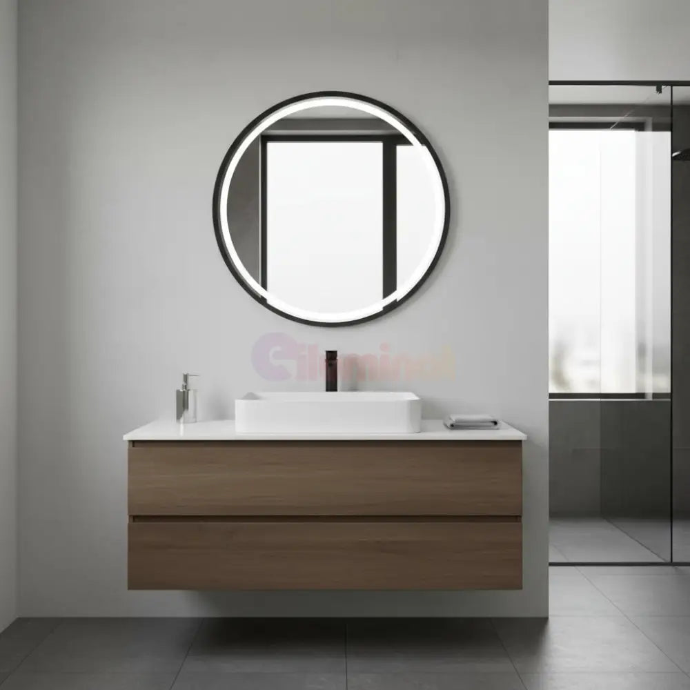 Oglinda LED Rotunda 90cm Touch LED MIRROR