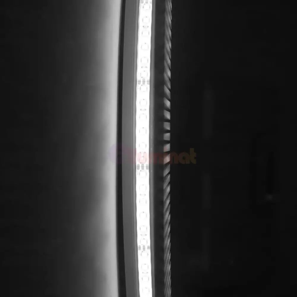 Oglinda LED Rotunda cu Ceas Ø70cm Functie Dezaburire si Touch LED MIRROR