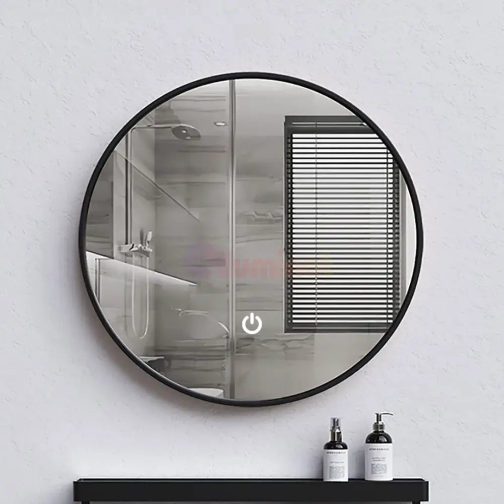 Oglinda LED Rotunda 60CM Simple Touch C110S NEAGRA / 60CM LED MIRROR