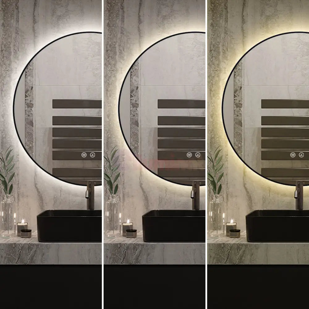 Oglinda LED Rotunda Ø60cm Functie Dezaburire si Touch LED MIRROR