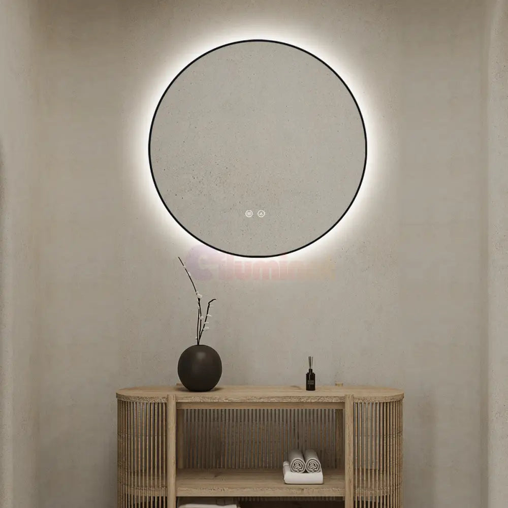 Oglinda LED Rotunda Ø60cm Functie Dezaburire si Touch LED MIRROR
