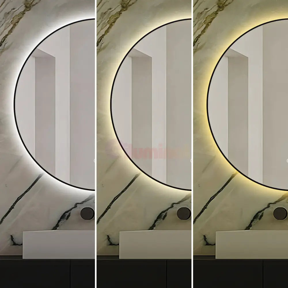 Oglinda LED Rotunda Ø70cm Functie Dezaburire si Touch LED MIRROR