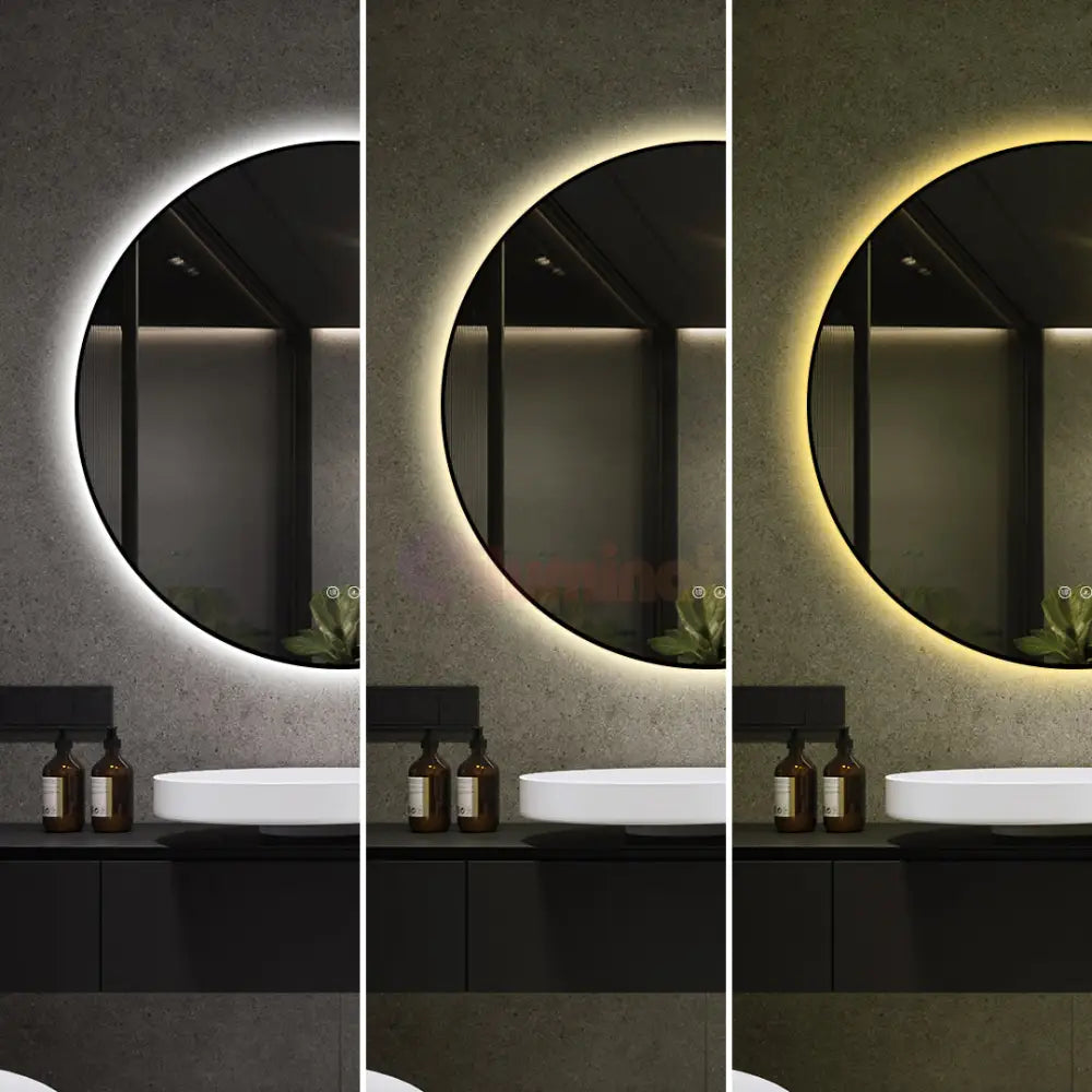 Oglinda LED Rotunda Ø80cm Functie Dezaburire si Touch LED MIRROR