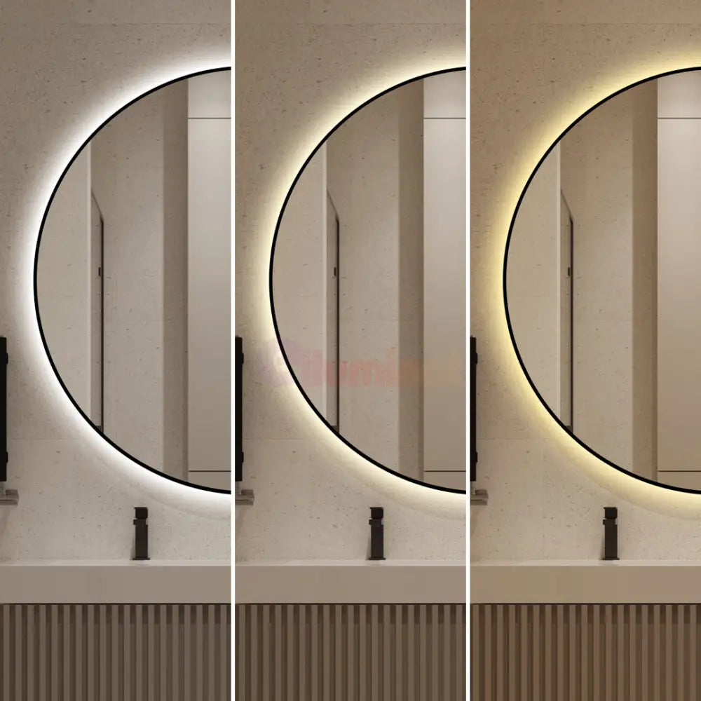 Oglinda LED Rotunda Ø90cm Functie Dezaburire si Touch LED MIRROR