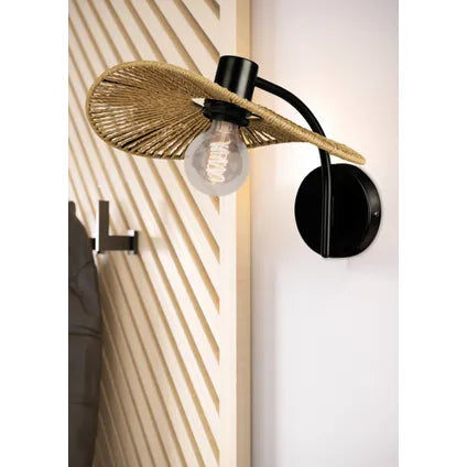 Aplica 1xE27 SIRUELA EGLO 31964 APLICA PERETE / NEAGRA SI MARO Wall Light Fixtures