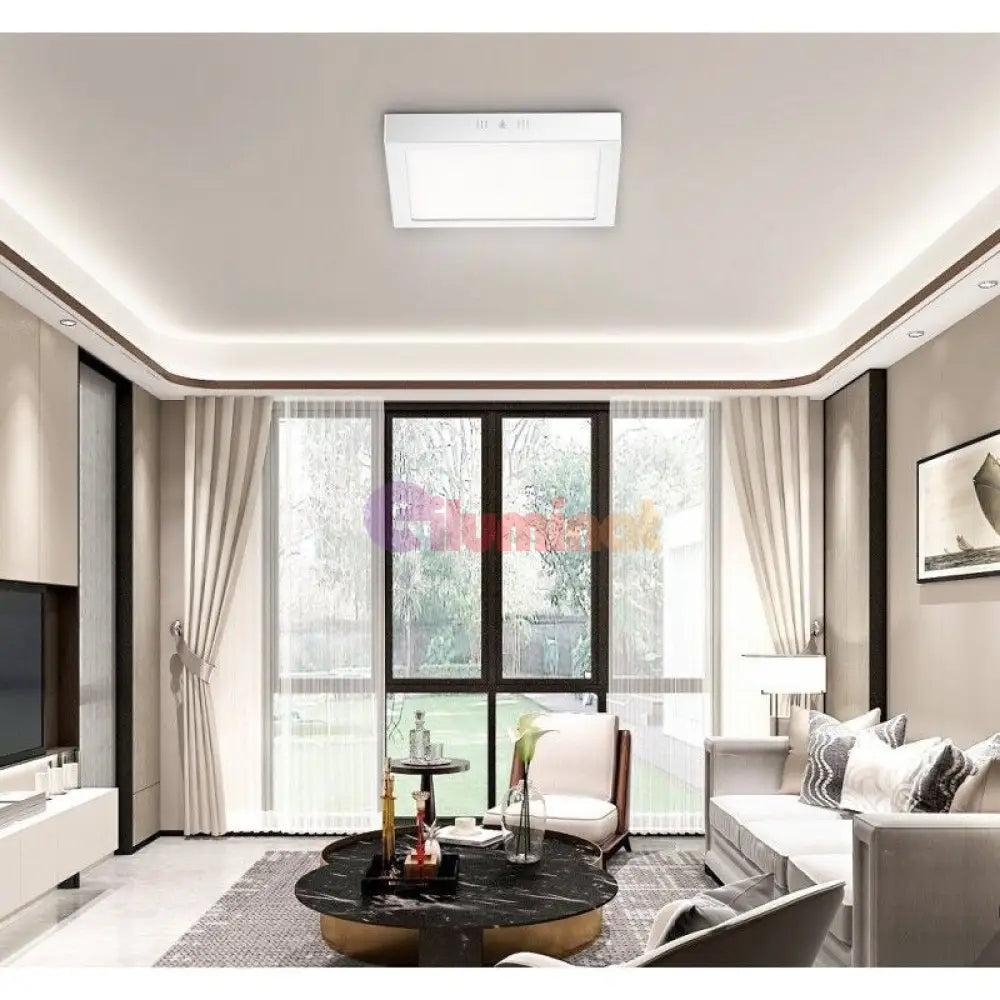 Panou Led 24W 28X28Cm Alb Aplicat Ceiling Light