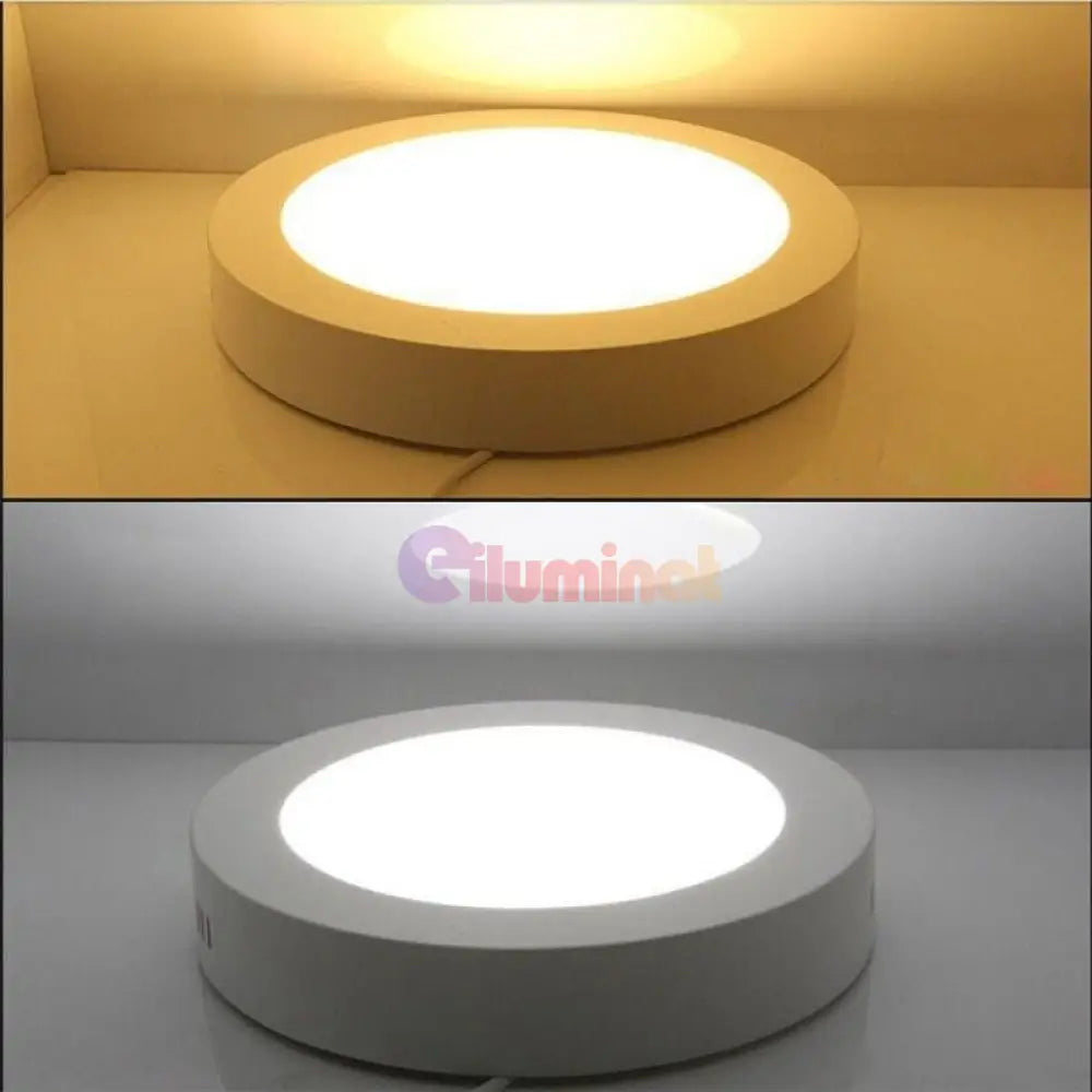 Panou Led 24W Rotund 28Cm Alb Aplicat Ceiling Light