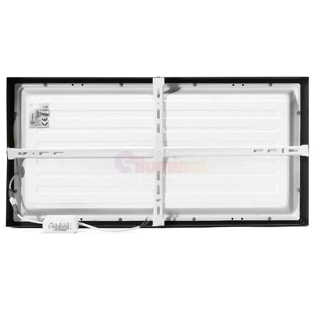 Panou Led 36W 60X30Cm Negru Aplicat Panel