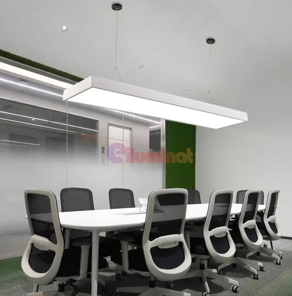 Panou LED 72W 117.5 x 28cm Alb Aplicat/Suspendat Echivalent 400W PANOU LED APLICAT / 72W / ALB RECE LED PANEL