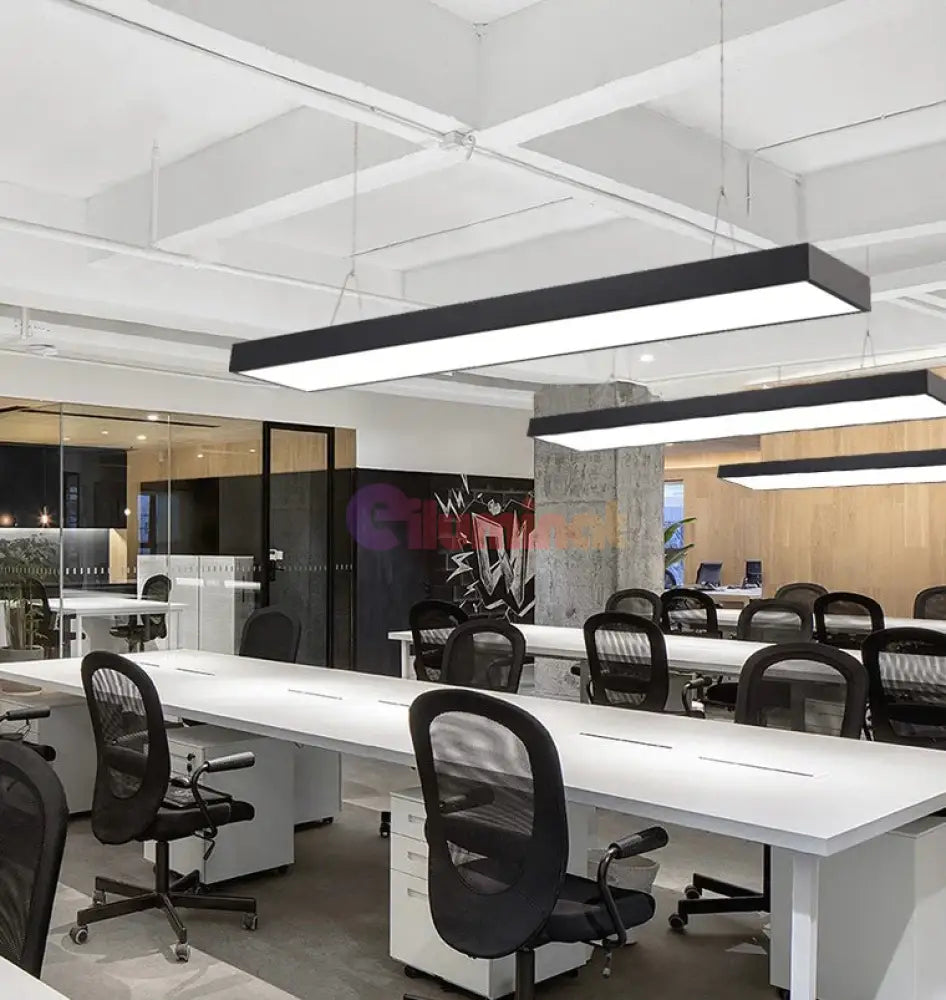 Panou LED 72W 117.5 x 28cm Negru Aplicat/Suspendat Echivalent 400W PANOU LED APLICAT / 72W / ALB RECE LED PANEL