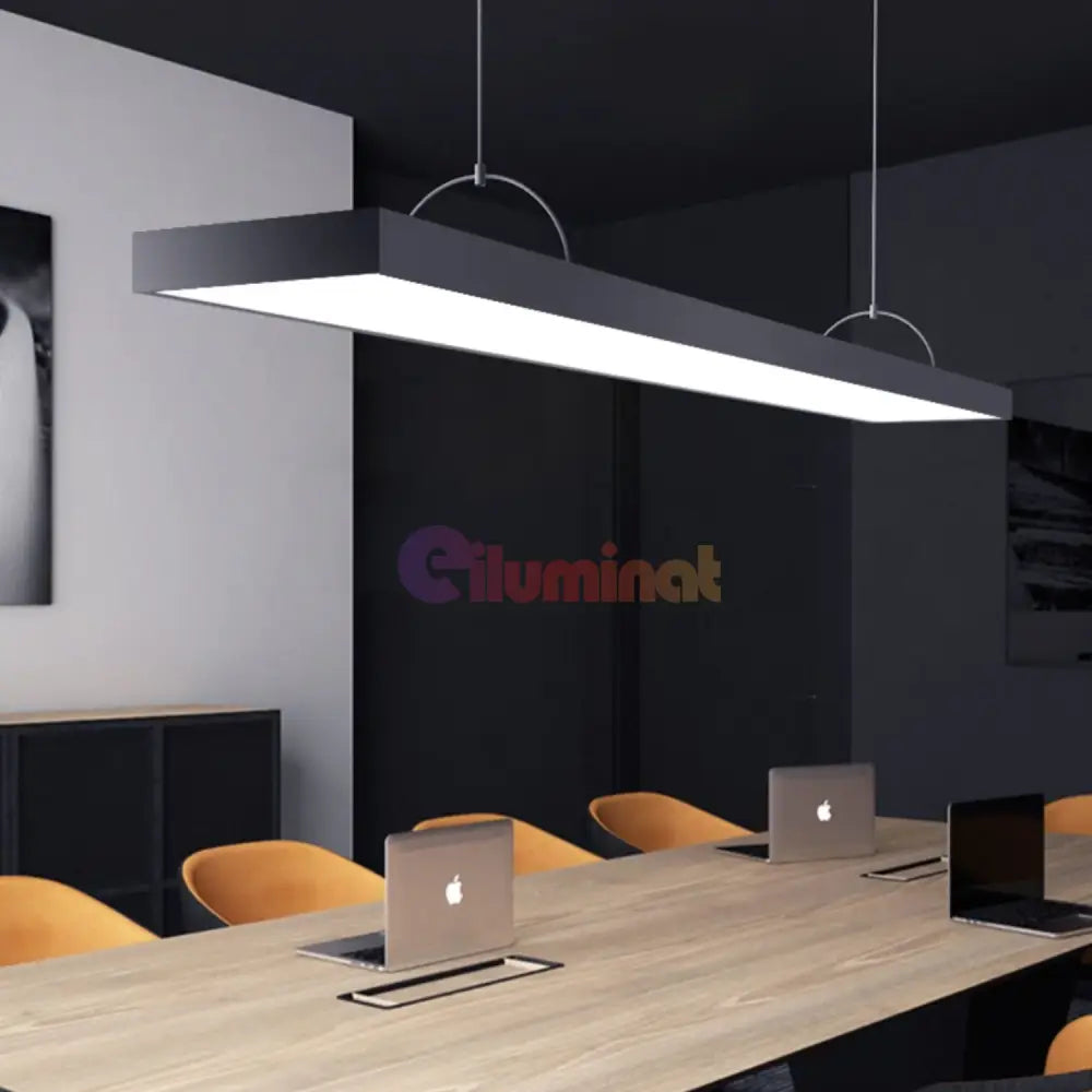 Panou LED 72W 117.5 x 28cm Negru Aplicat/Suspendat Echivalent 400W PANOU LED APLICAT / 72W / ALB RECE LED PANEL