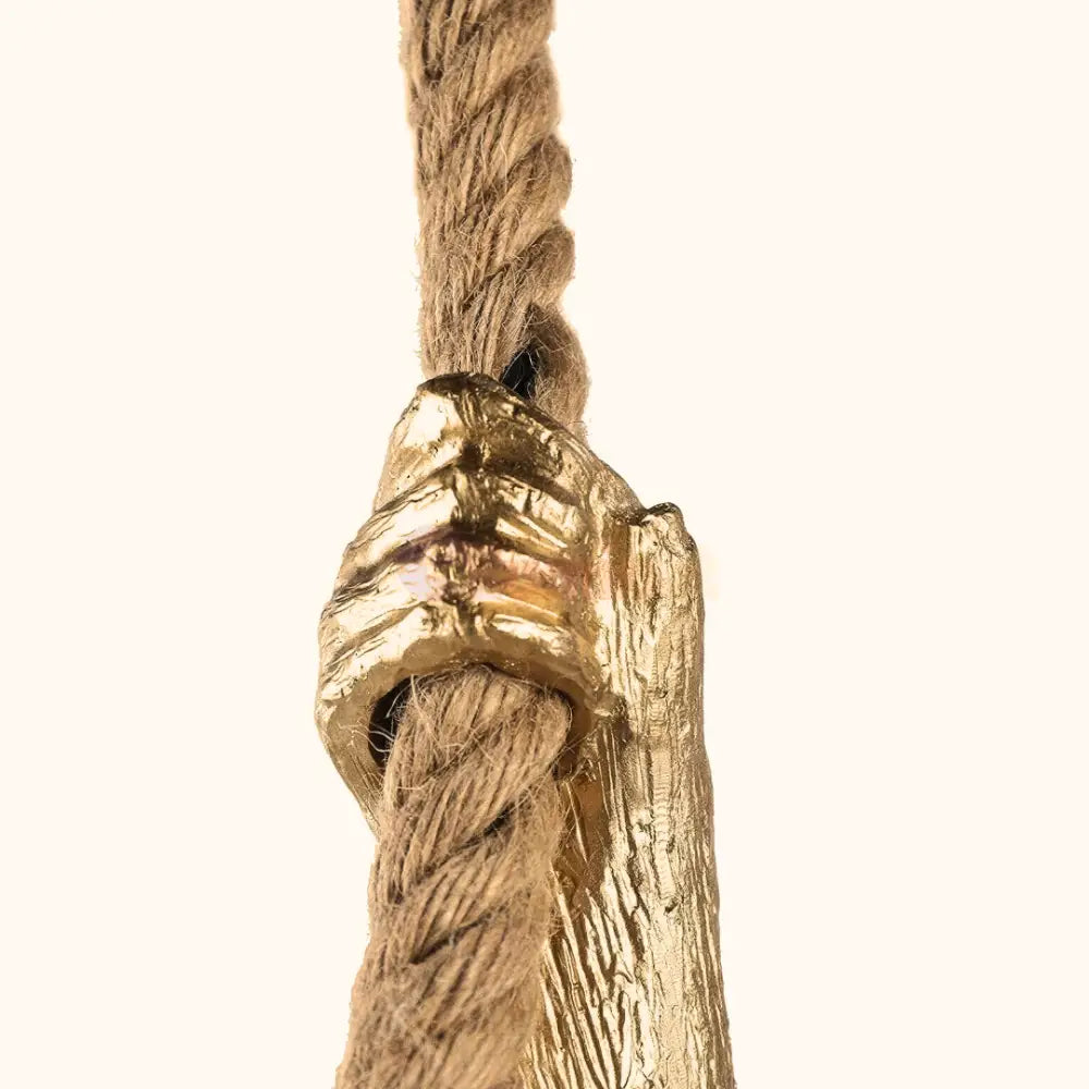 Pendul 1xE27 Monkey Gold AURIE Lighting Fixtures