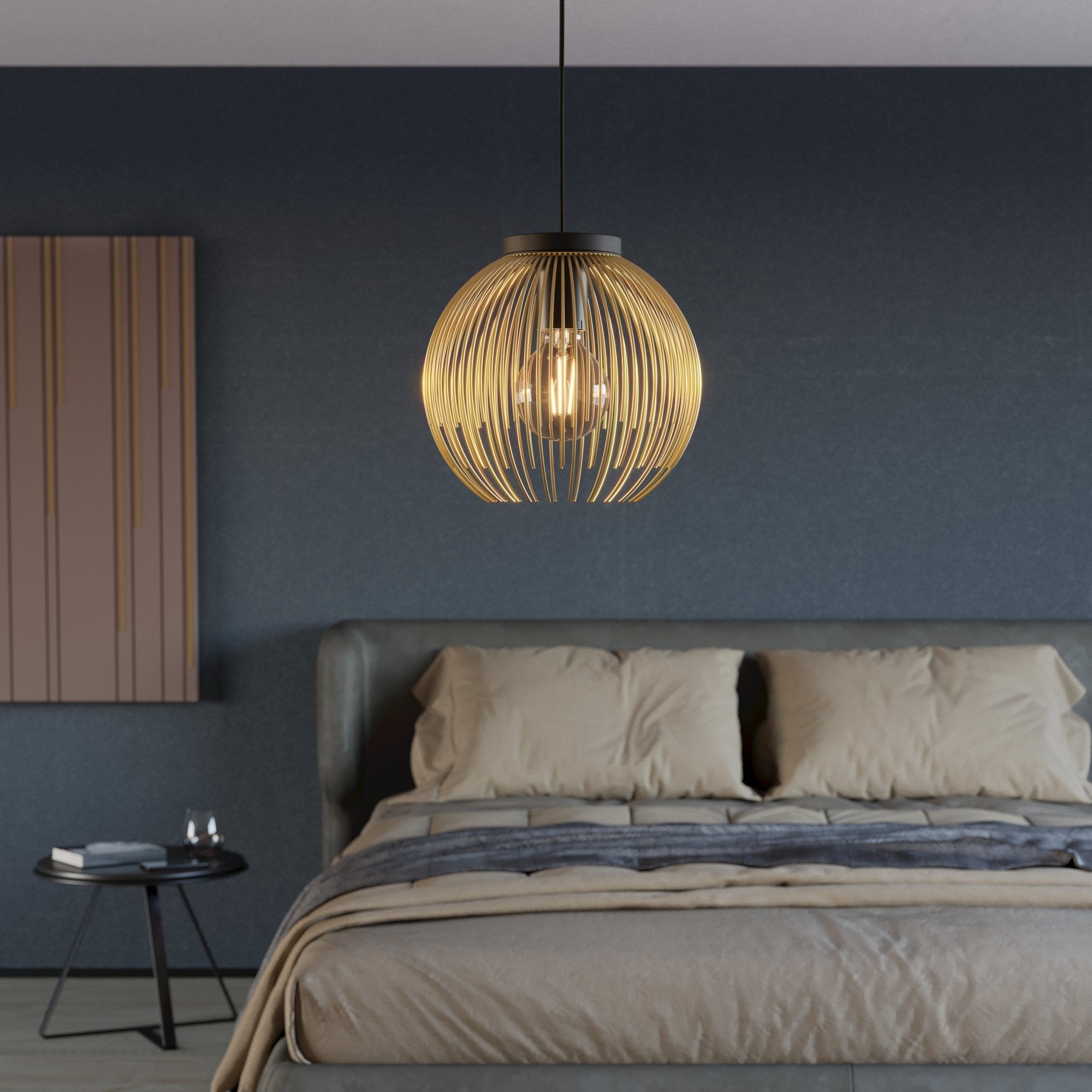 Pendul 1xE27 VENEZUELA EGLO 900166 NEAGRA / VINTAGE SI RETRO DESIGN Lighting Fixtures