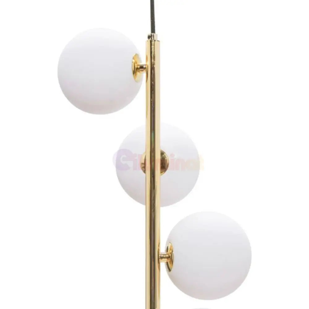 Lustra Abajur 5xG9 Black + Gold Nevalo NEGRU + AURIU / MINIMALIST DESIGN Lighting Fixtures