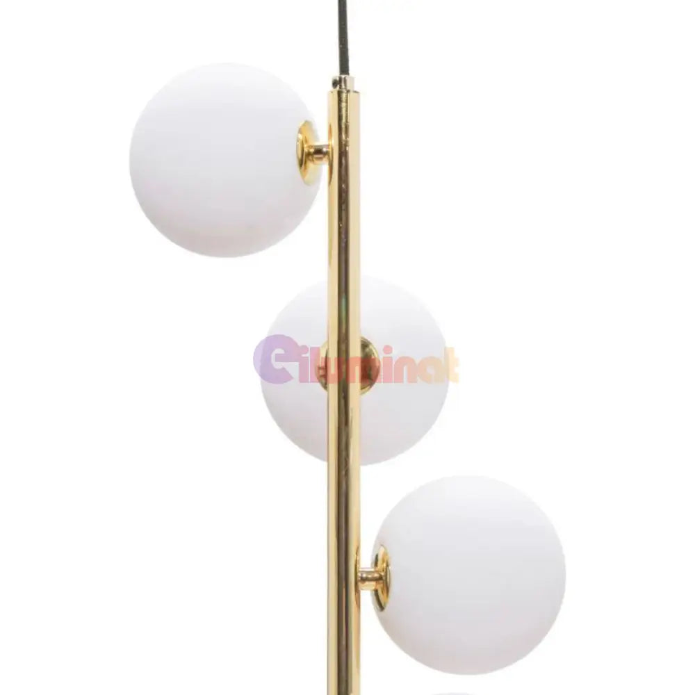Lustra Abajur 5xG9 Black + Gold Nevalo NEGRU + AURIU / MINIMALIST DESIGN Lighting Fixtures
