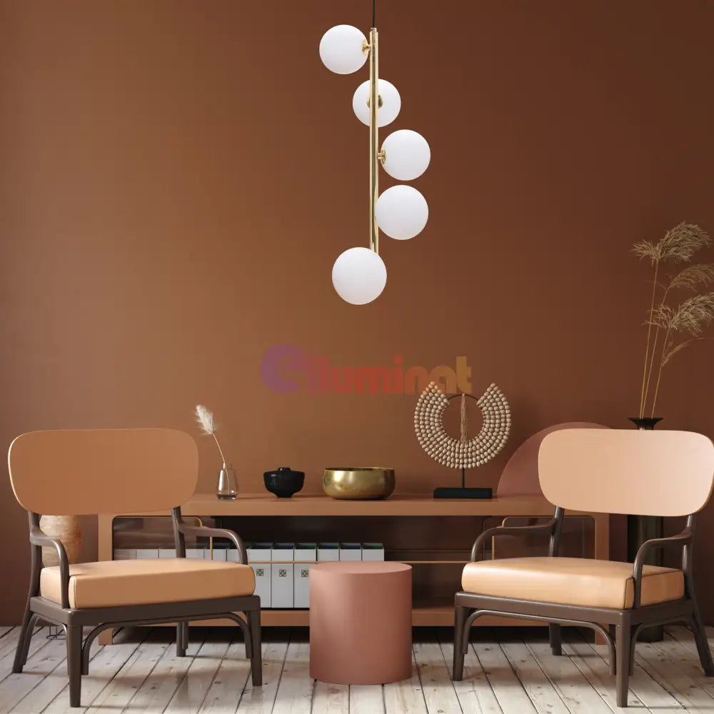 Pendul Abajur ALI Gold Premium AURIE / ABAJUR Lighting Fixtures