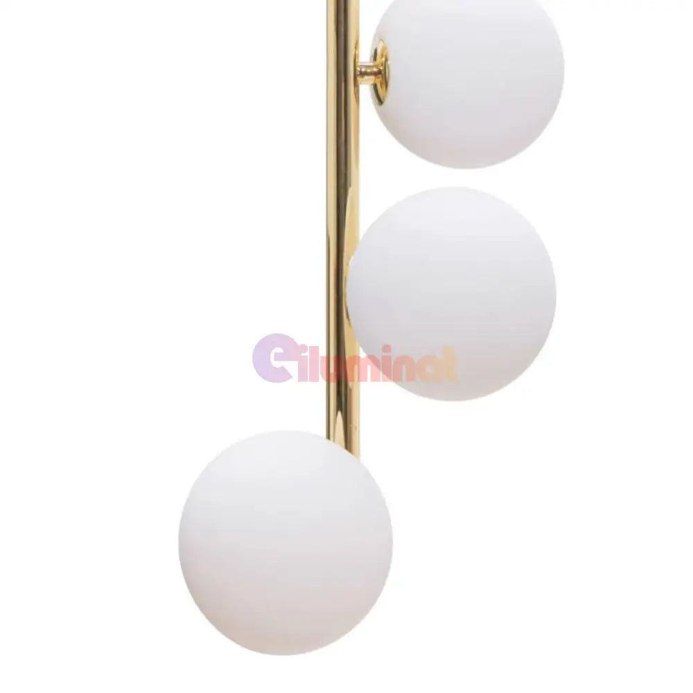 Lustra Abajur 5xG9 Black + Gold Nevalo NEGRU + AURIU / MINIMALIST DESIGN Lighting Fixtures