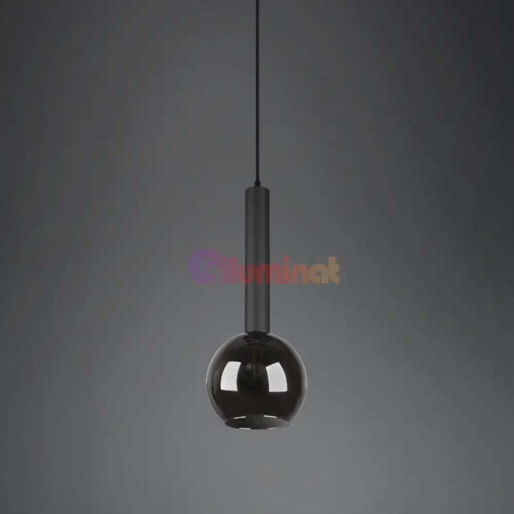 Pendul 1x E27 CLAYTON 28W NEAGRA / LUXURY Lighting Fixtures