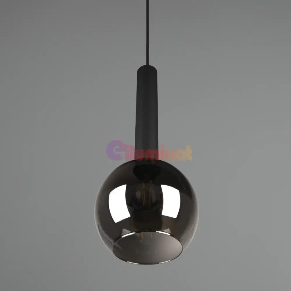 Pendul 1x E27 CLAYTON 28W NEAGRA / LUXURY Lighting Fixtures