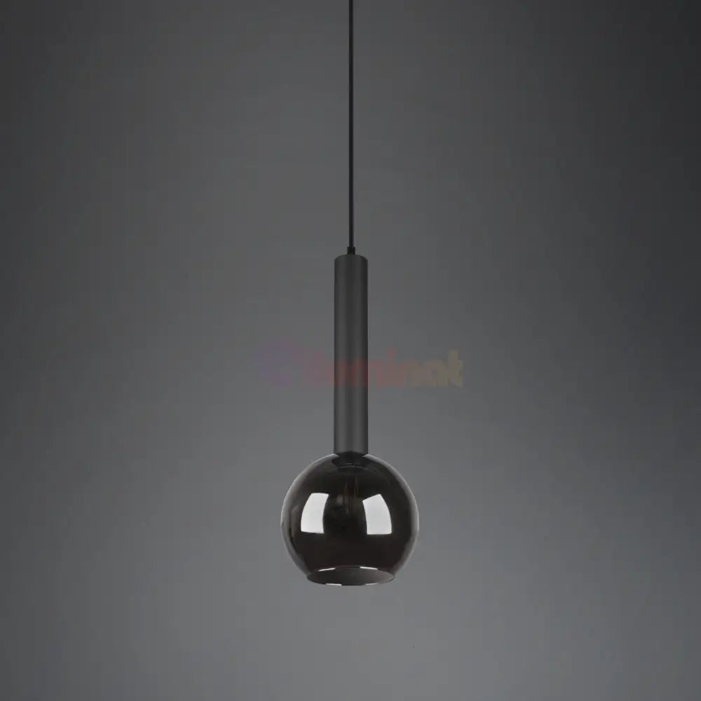 Pendul 1x E27 CLAYTON 28W NEAGRA / LUXURY Lighting Fixtures