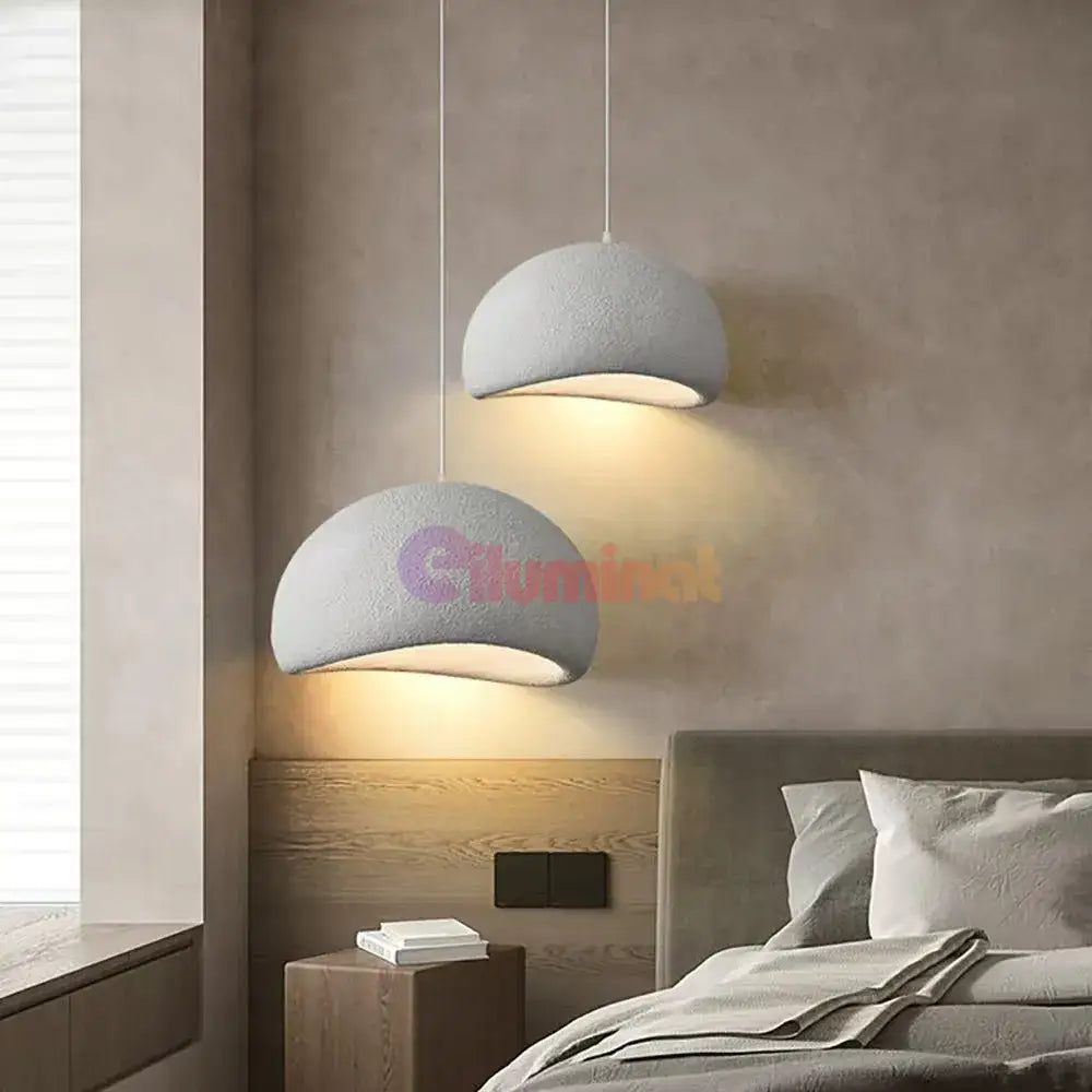 Pendul Gri ROTUND 30cm GB7499B-H30 GRI / VINTAGE SI RETRO DESIGN Lighting Fixtures