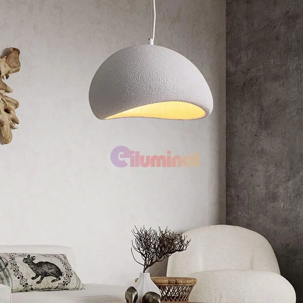 Pendul COLOSSUS Rotund Gri 50cm GRI / VINTAGE SI RETRO DESIGN Lighting Fixtures