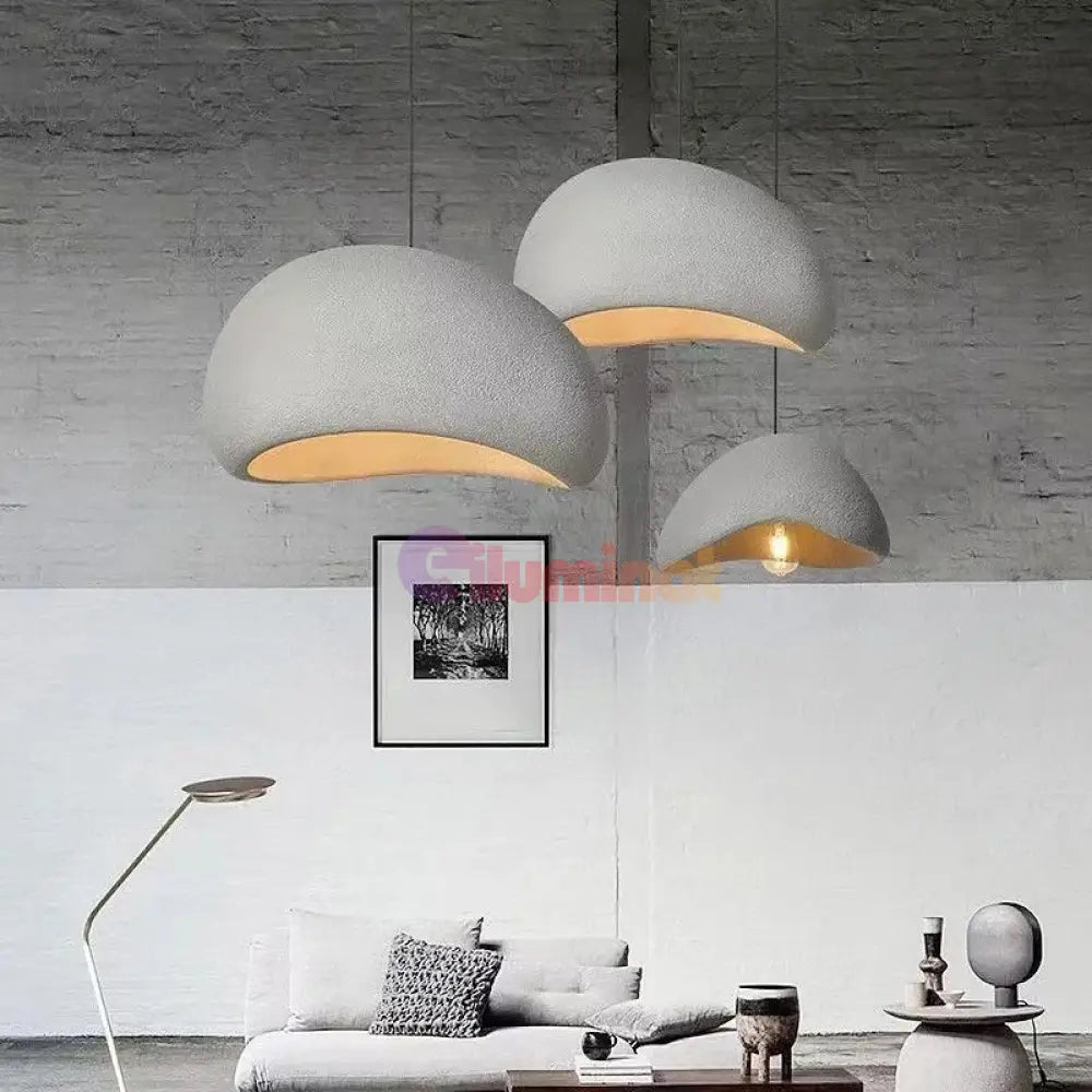 Pendul Gri ROTUND 50cm GB7499B-H50 GRI / VINTAGE SI RETRO DESIGN Lighting Fixtures