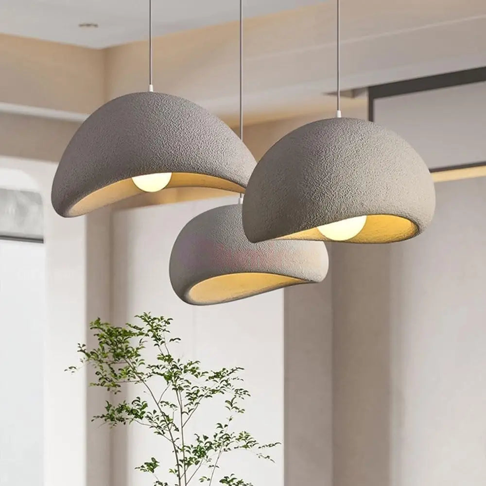 Pendul COLOSSUS Rotund Gri 50cm GRI / VINTAGE SI RETRO DESIGN Lighting Fixtures