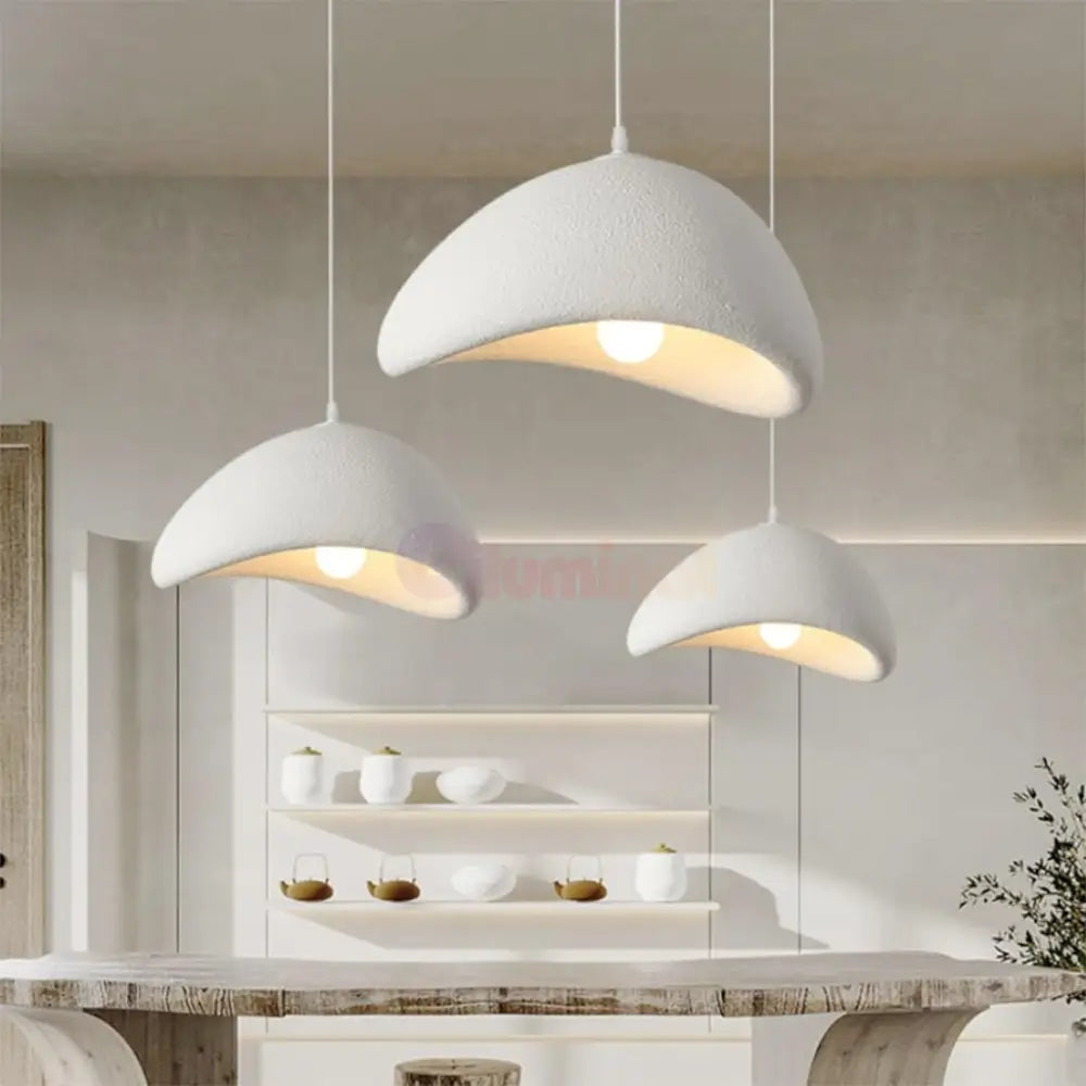 Pendul COLOSSUS Triunghi Alb 50cm ALBA / VINTAGE SI RETRO DESIGN Lighting Fixtures