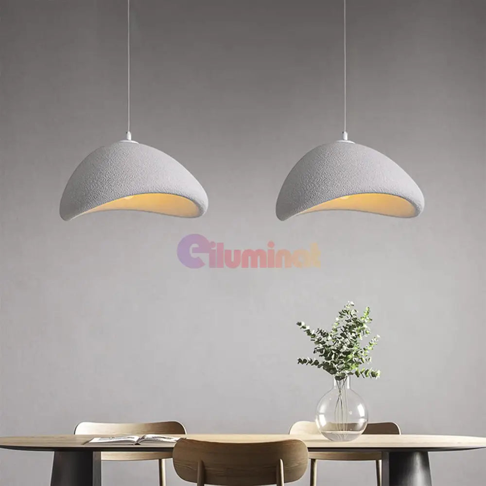 Pendul Gri Triunghi 30cm GB7499A-H30 GRI / VINTAGE SI RETRO DESIGN Lighting Fixtures