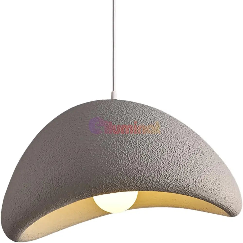 Pendul Gri Triunghi 30cm GB7499A-H30 GRI / VINTAGE SI RETRO DESIGN Lighting Fixtures