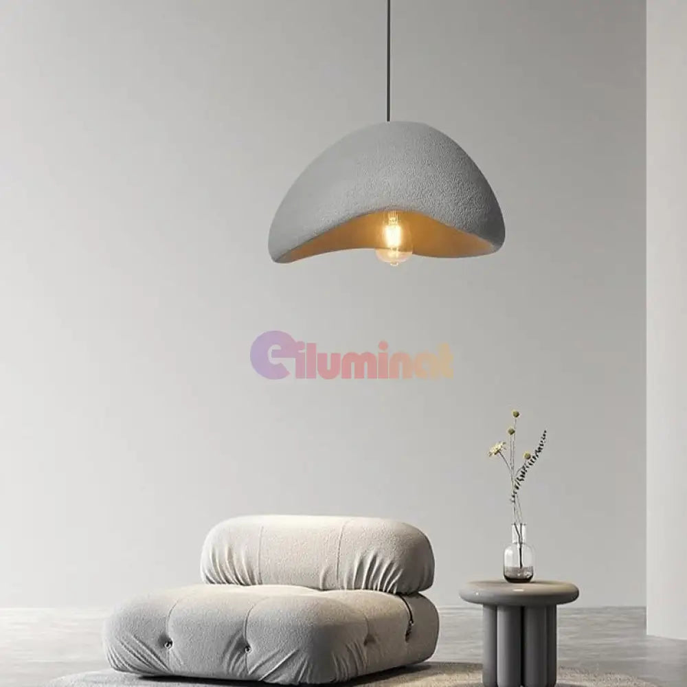 Pendul Gri Triunghi 50cm GB7499A-H50 GRI / VINTAGE SI RETRO DESIGN Lighting Fixtures