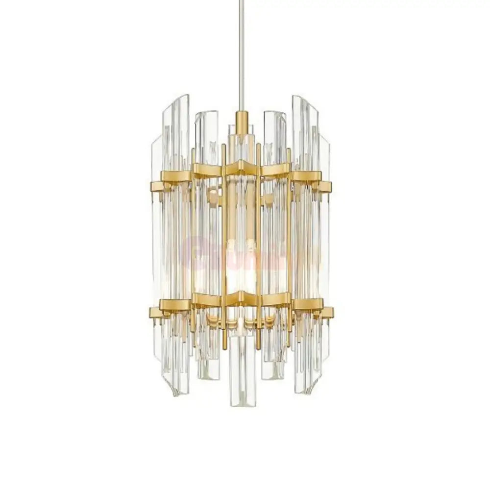Pendul 1xE14 Gold Brillo AURIE / CRISTAL Lighting Fixtures