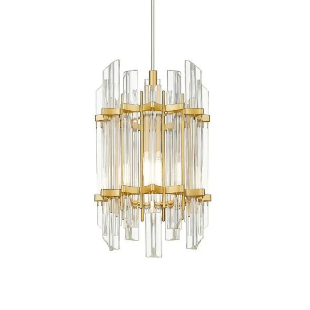 Pendul 1xE14 Gold Brillo AURIE / CRISTAL Lighting Fixtures