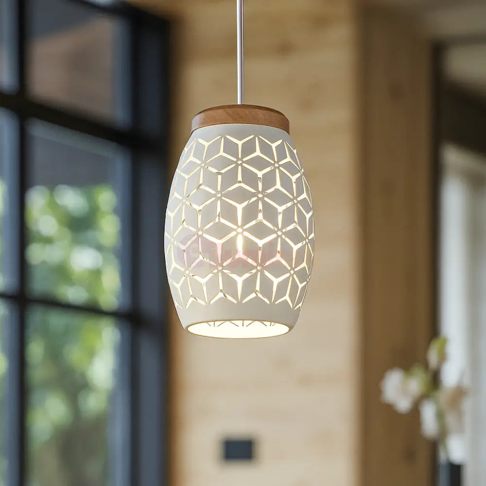 Pendul BIDAR 1xE27 Alb ALBA / VINTAGE SI RETRO DESIGN Lighting Fixtures