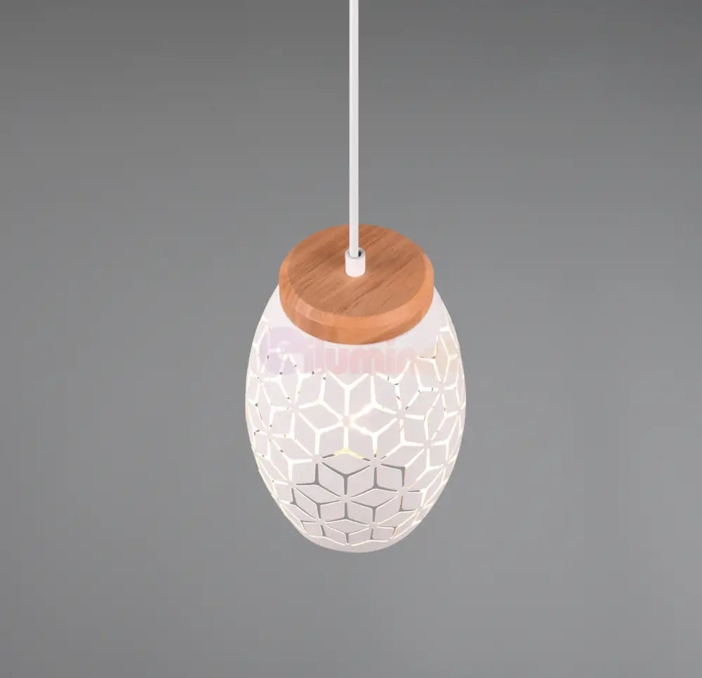 Pendul BIDAR 1xE27 Alb ALBA / VINTAGE SI RETRO DESIGN Lighting Fixtures